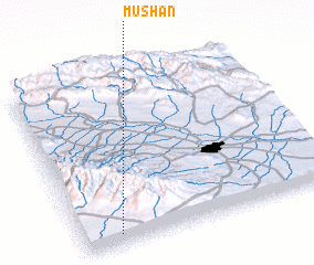 3d view of Mūshān