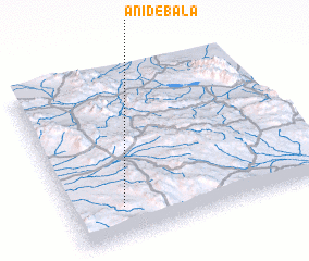 3d view of Anīd-e Bālā