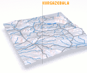 3d view of Kūr Gaz-e Bālā