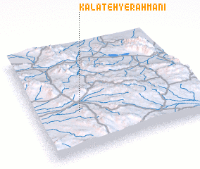 3d view of Kalāteh-ye Raḩmānī