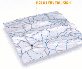 3d view of Kalāteh-ye ‘Alī Sīāh