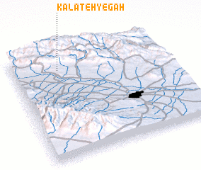 3d view of Kalāteh-ye Gāh