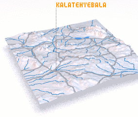 3d view of Kalāteh-ye Bālā