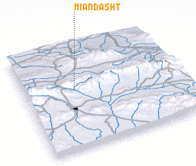 3d view of Mīān Dasht