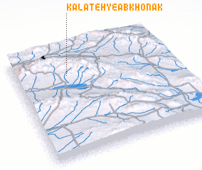 3d view of Kalāteh-ye Āb Khonak