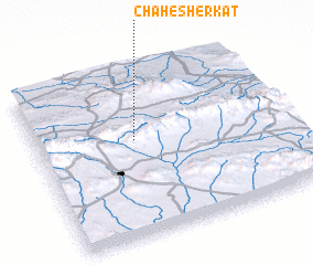 3d view of Chāh-e Sherkat