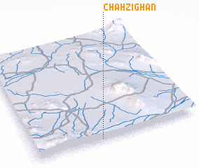 3d view of Chāh Zīghan