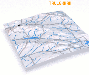 3d view of Tall-e Khāk