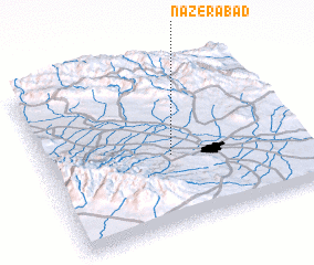 3d view of Nāz̧erābād