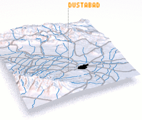 3d view of Dūstābād