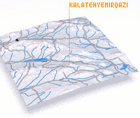 3d view of Kalāteh-ye Mīr Qāzī