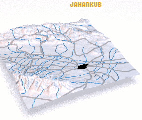 3d view of Jahān Kūb