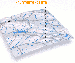 3d view of Kalāteh-ye Ḩoseyn