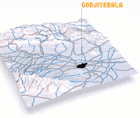 3d view of Gorjī-ye Bālā