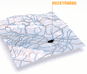 3d view of Ḩoseynābād