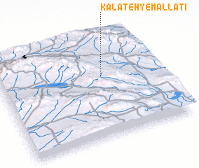 3d view of Kalāteh-ye Mallātī