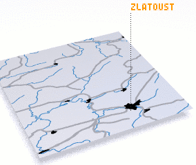 3d view of Zlatoust