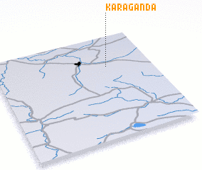 3d view of Karaganda