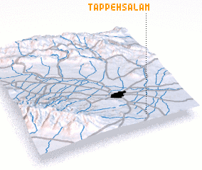 3d view of Tappeh Salām