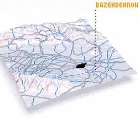 3d view of Bāzeh Deh Now