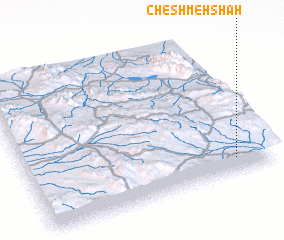 3d view of Cheshmeh Shāh