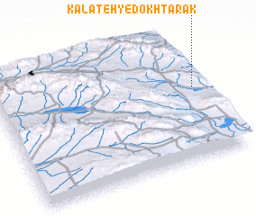 3d view of Kalāteh-ye Dokhtarak