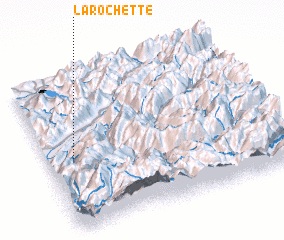 3d view of La Rochette