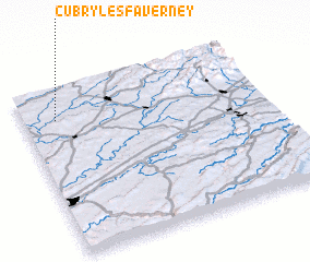 3d view of Cubry-lès-Faverney