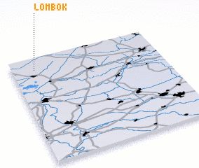 3d view of Lombok