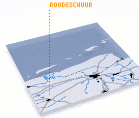 3d view of Roodeschuur