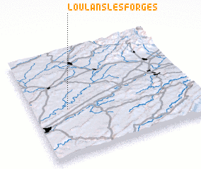 3d view of Loulans-les-Forges
