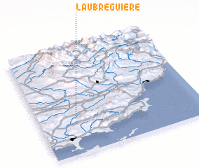 3d view of LʼAubreguière