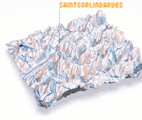 3d view of Saint-Sorlin-dʼArves