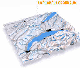 3d view of La Chapelle-Rambaud