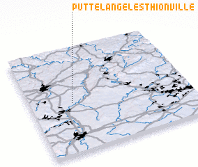 3d view of Puttelange-lès-Thionville