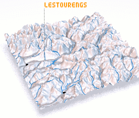 3d view of Les Tourengs