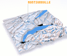 3d view of Mont-sur-Rolle