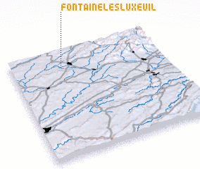 3d view of Fontaine-lès-Luxeuil