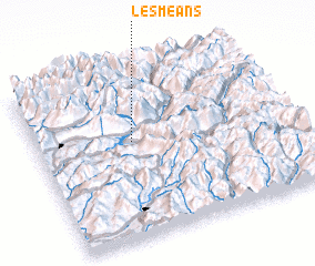 3d view of Les Méans