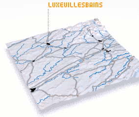 3d view of Luxeuil-les-Bains