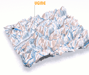 3d view of Ugine