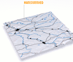 3d view of Han-sur-Nied