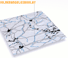 3d view of Volmérange-lès-Boulay