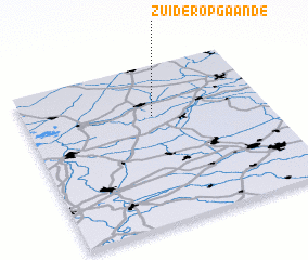 3d view of Zuideropgaande