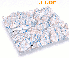 3d view of Le Mélézet