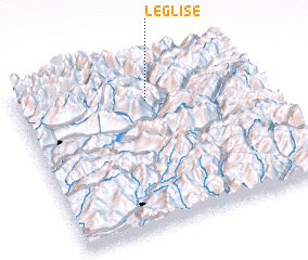 3d view of LʼÉglise