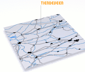 3d view of Tiendeveen