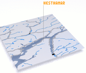 3d view of Hesthamar