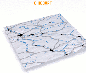 3d view of Chicourt