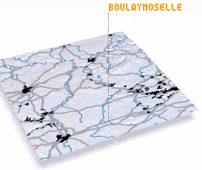 3d view of Boulay - Moselle